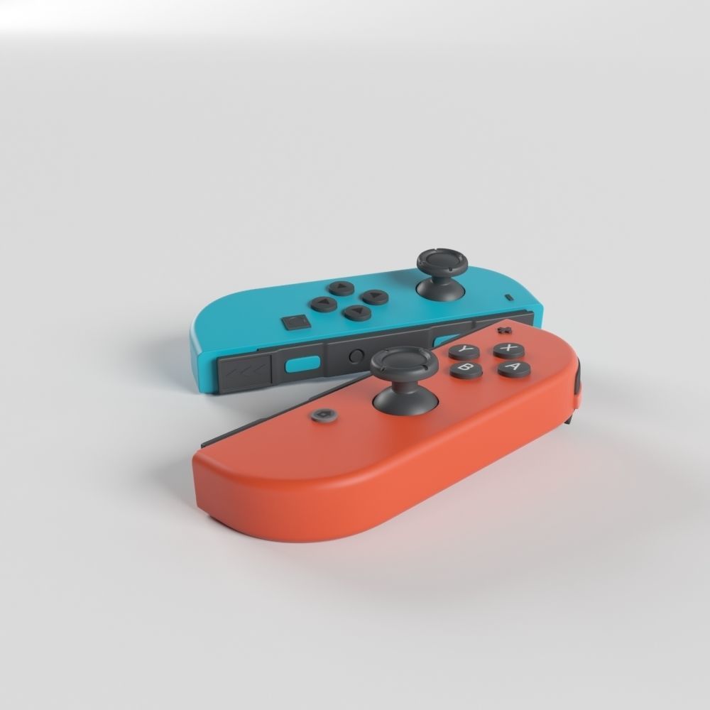 Nintendo Switch Joycon 3D model_2