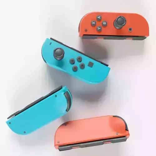 Nintendo Switch Joycon 3D model
