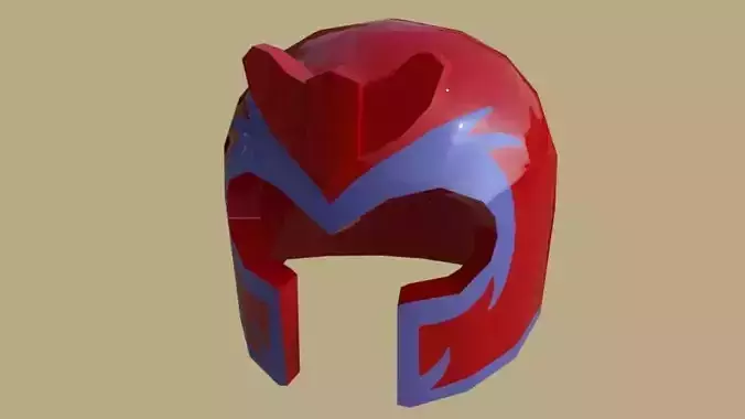 lego helmet magneto Free 3D model