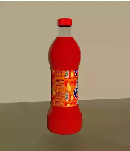 3d Bottle Model cola