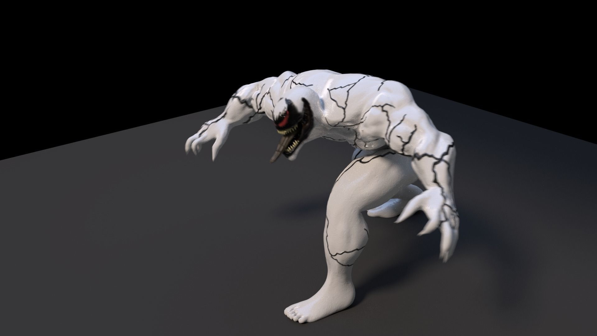 Anti-Venom Rigged 3D model_8