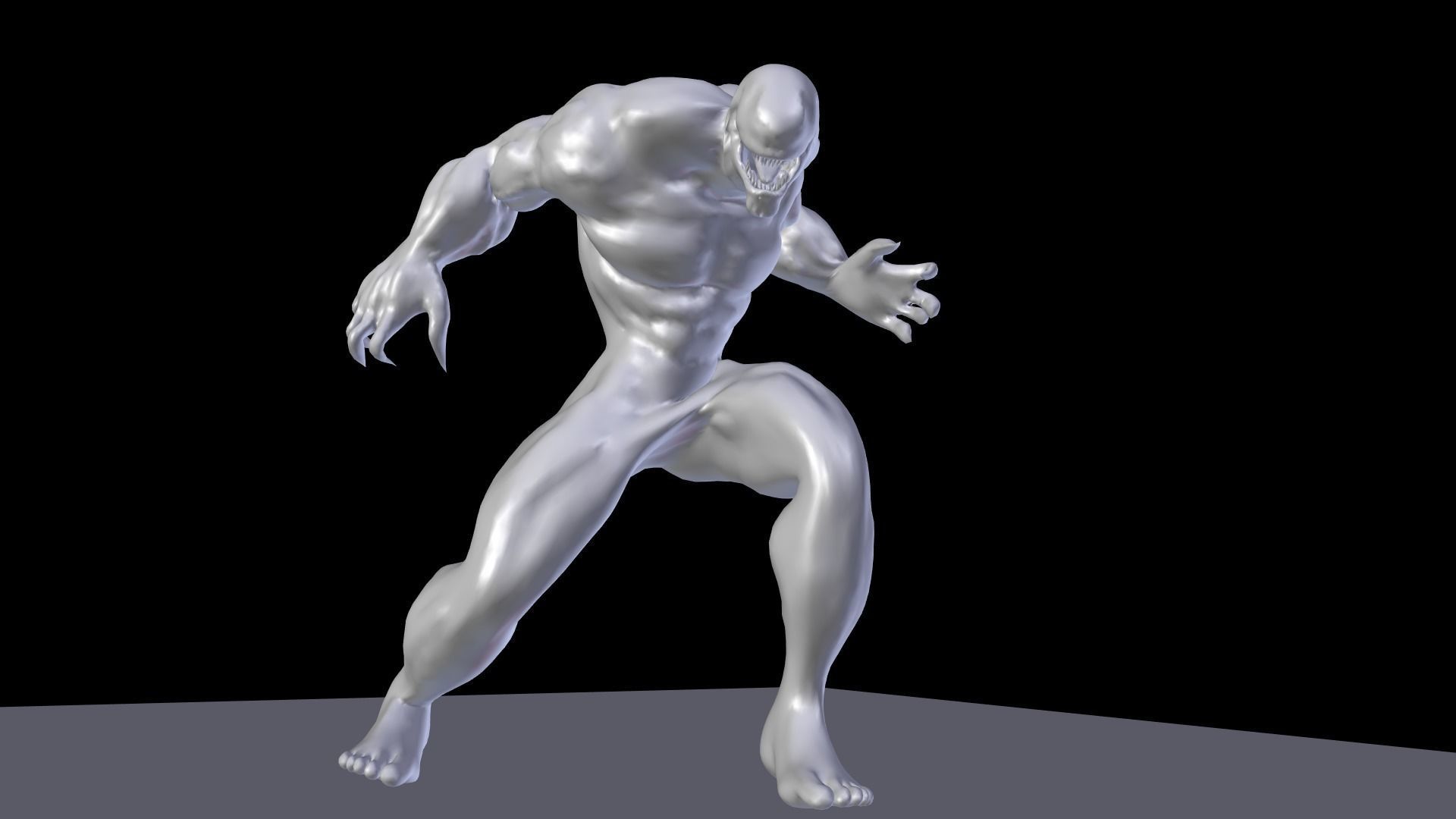 Anti-Venom Rigged 3D model_10