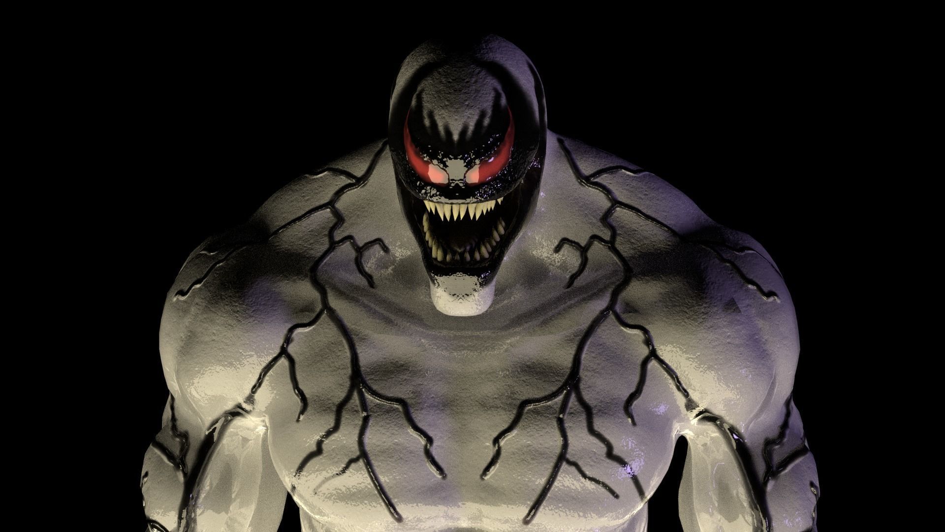 Anti-Venom Rigged 3D model_4