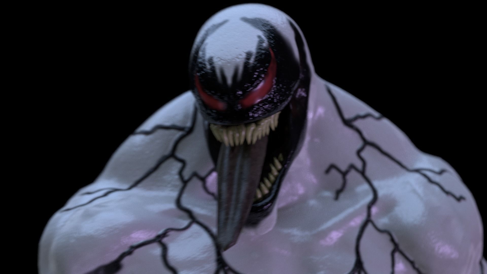 Anti-Venom Rigged 3D model_3
