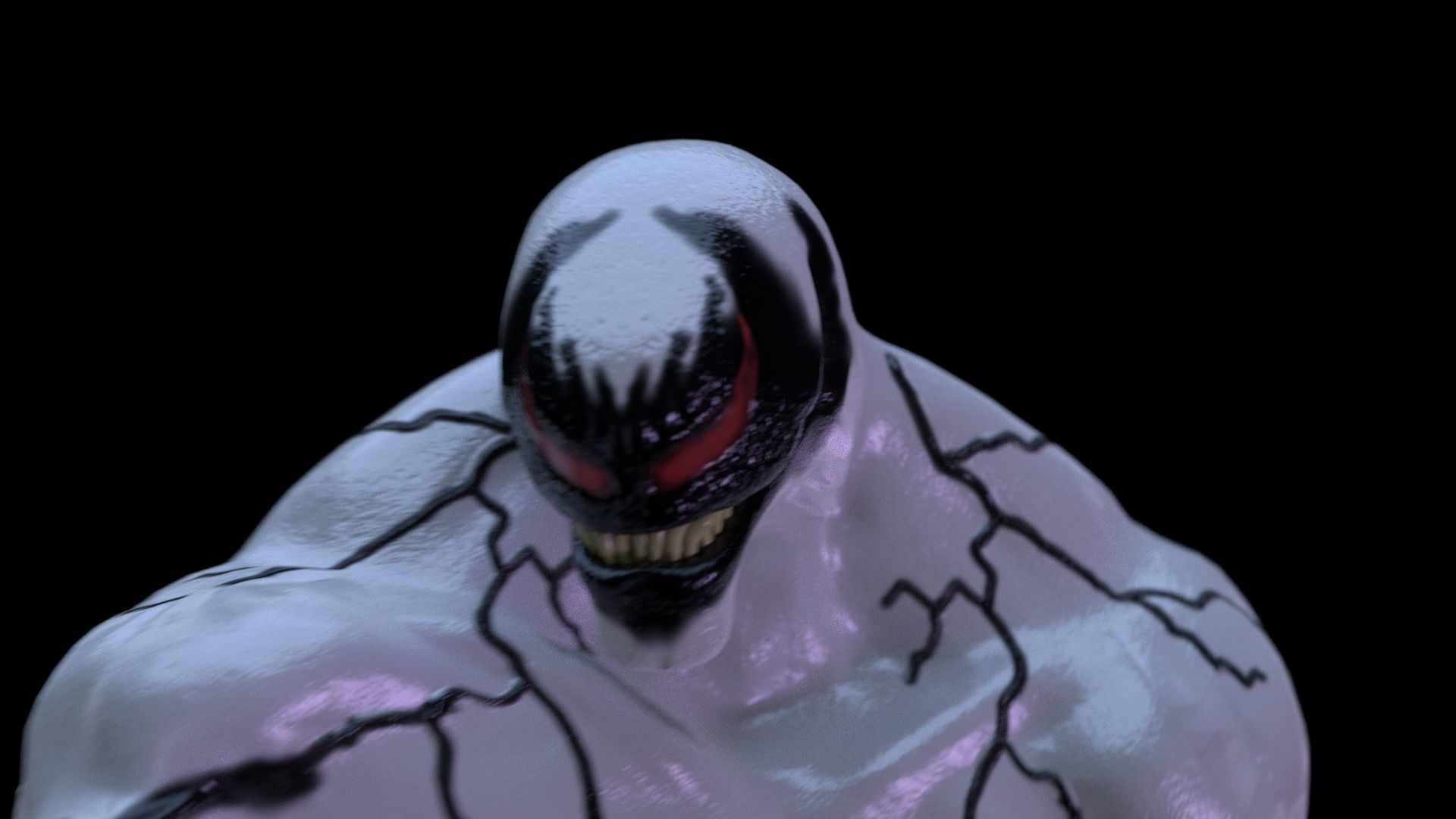 Anti-Venom Rigged 3D model_2