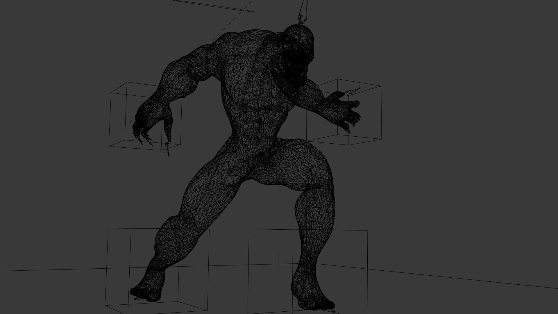 Anti-Venom Rigged 3D model_11
