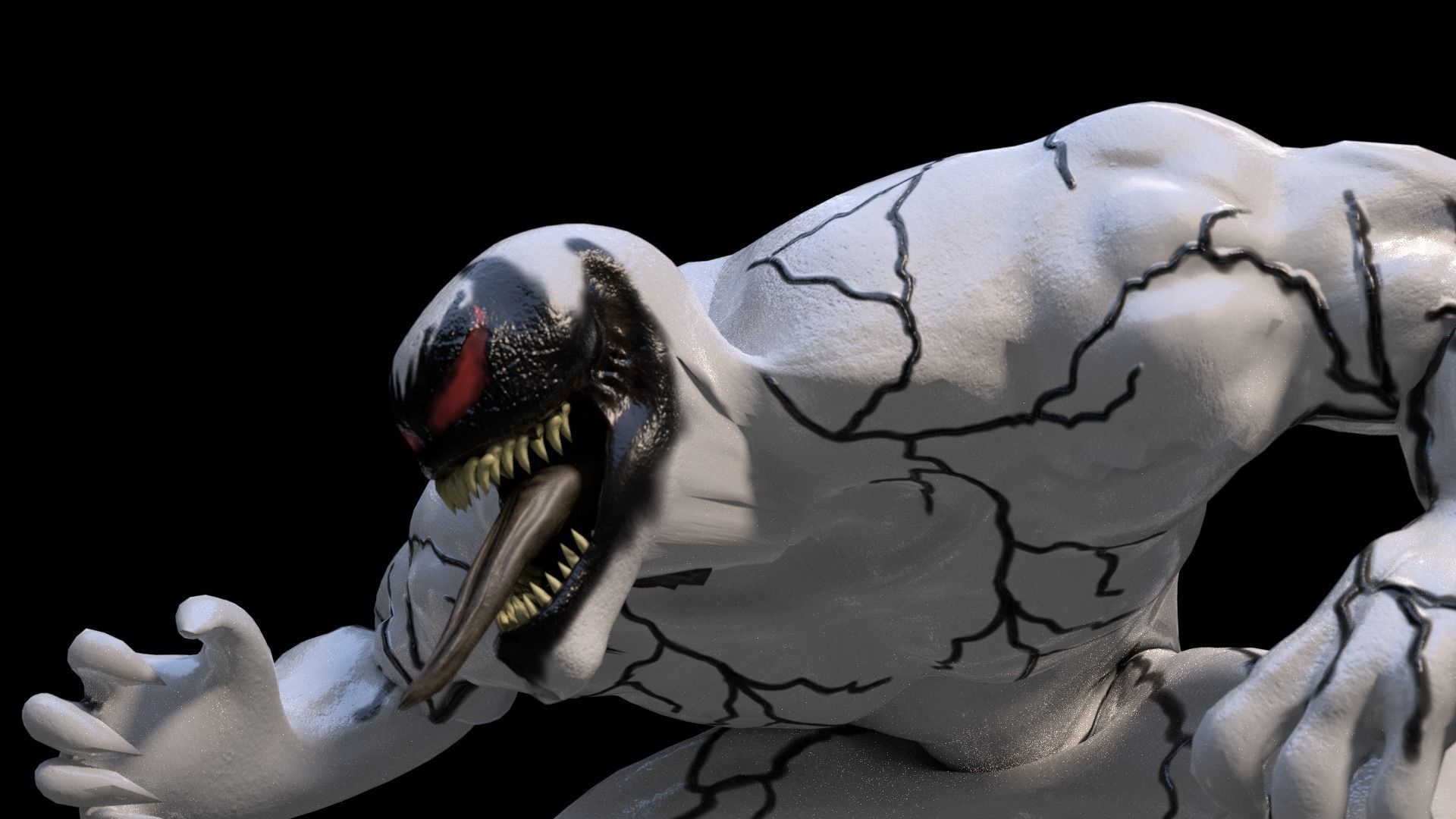 Anti-Venom Rigged 3D model_5