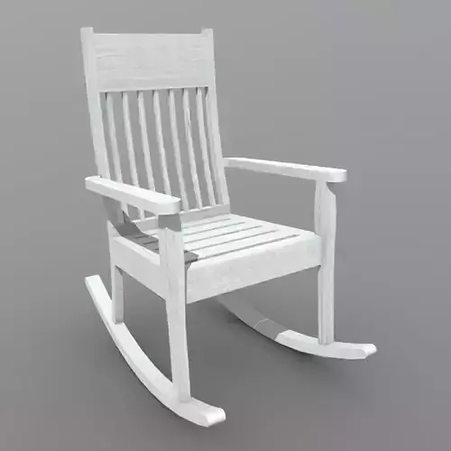 Rocking Chair 1 Low-poly 3D model