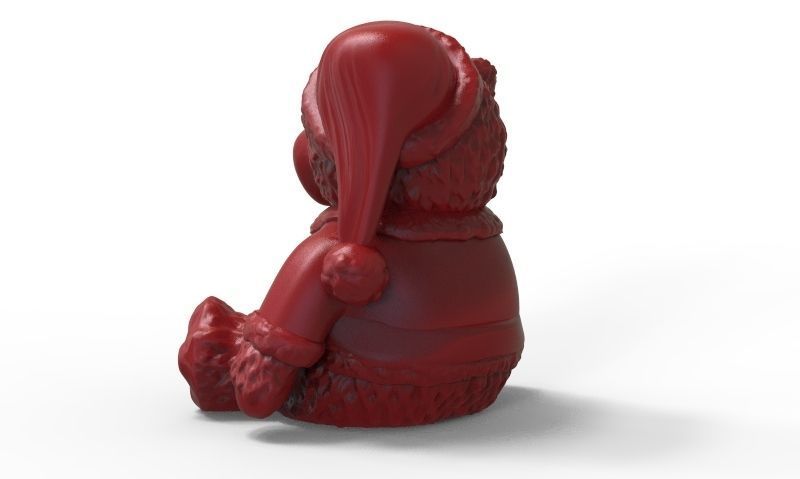 Christmas Bear 3D print model_4