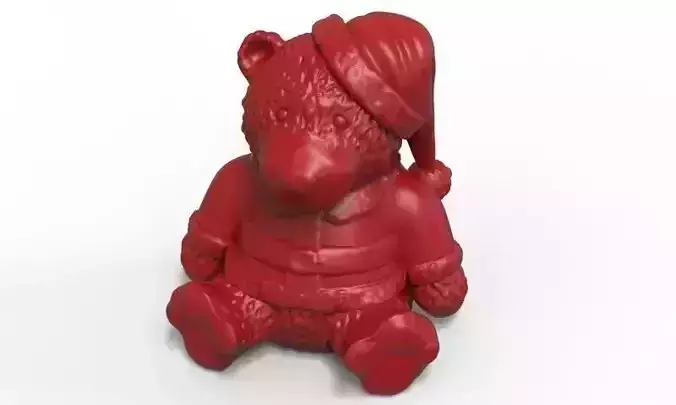Christmas Bear 3D print model