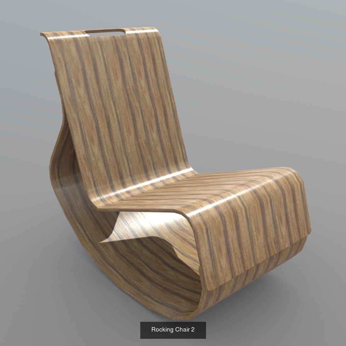 Rocking Chair Pack 3D Model Collection_7