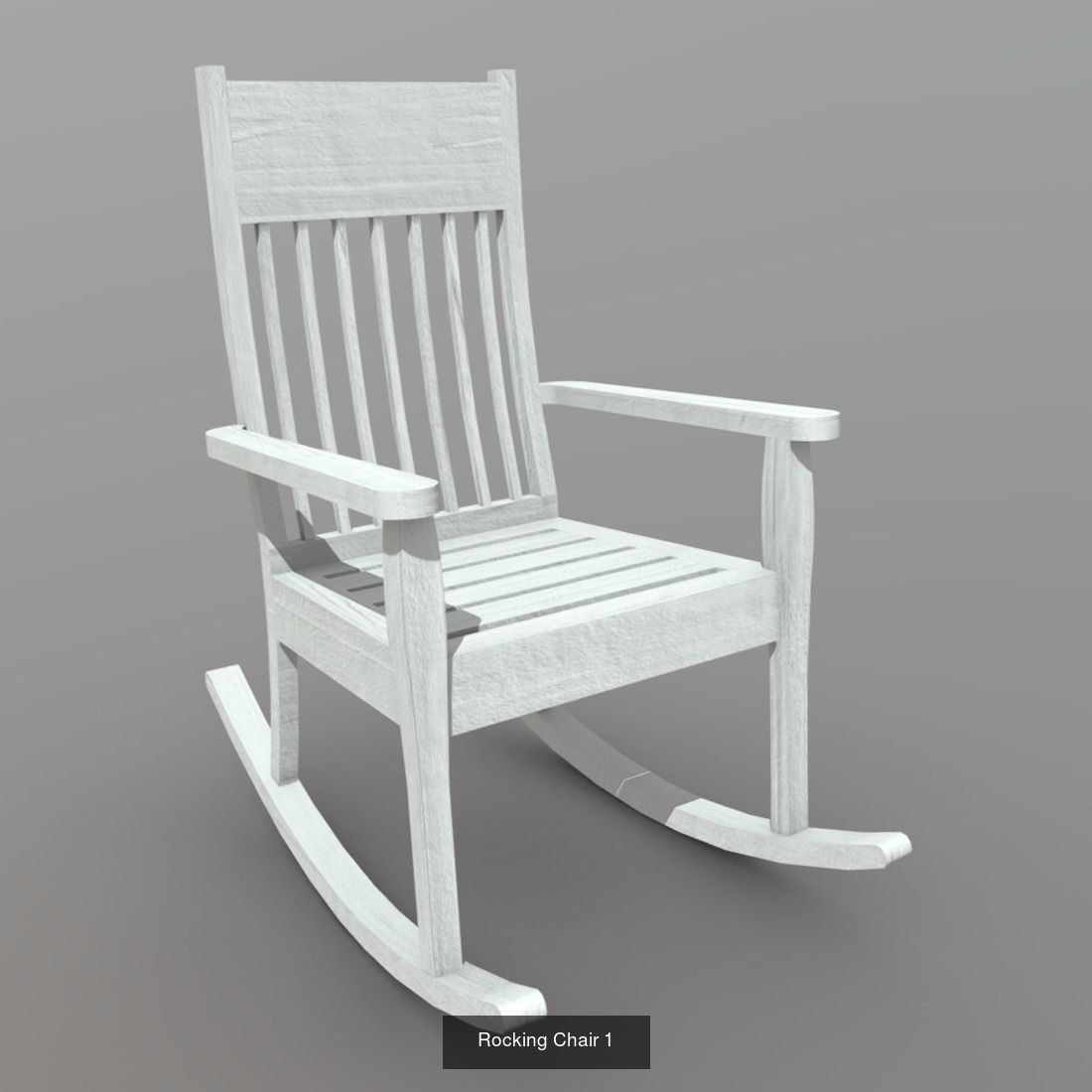 Rocking Chair Pack 3D Model Collection_4