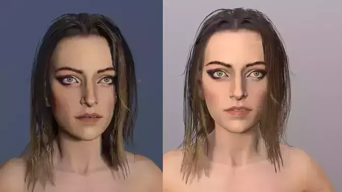 Female Basemesh V2 - Unreal 4 Compatible