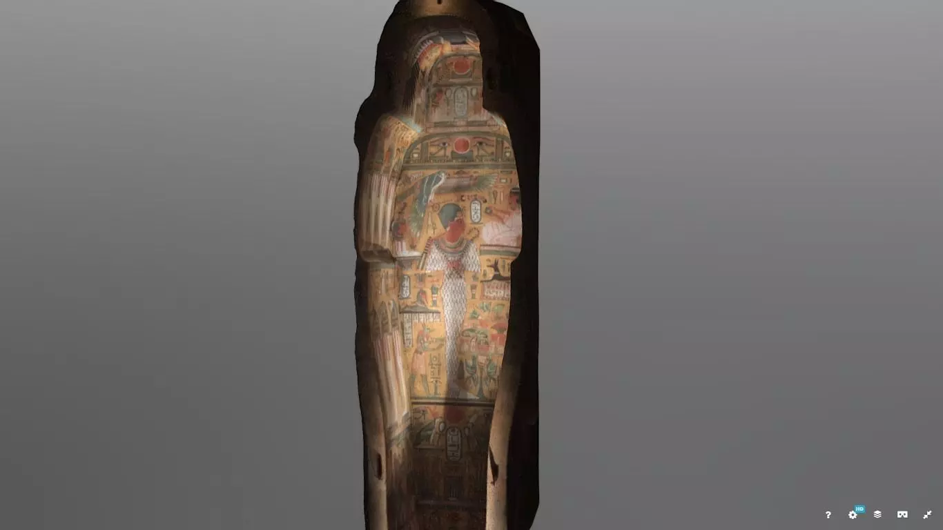 Egyptian Sarcophagus 3D Scan 3D model_0