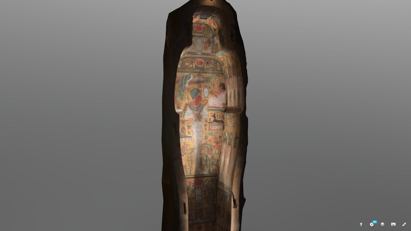 Egyptian Sarcophagus 3D Scan 3D model_1