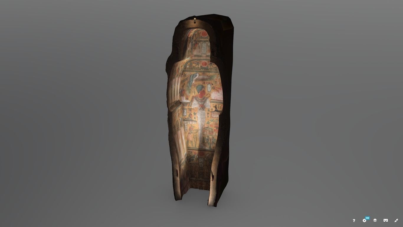 Egyptian Sarcophagus 3D Scan 3D model_11