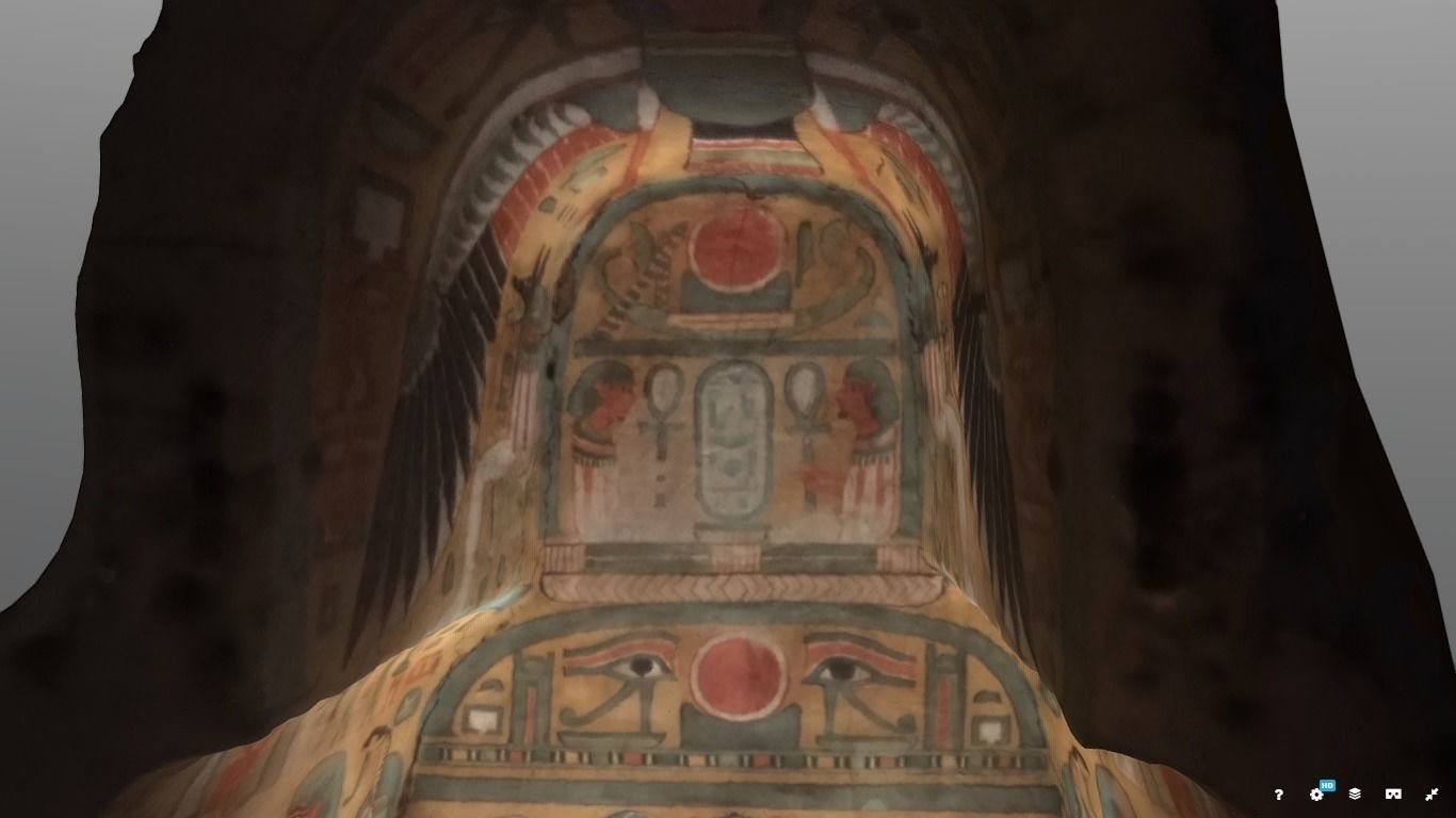 Egyptian Sarcophagus 3D Scan 3D model_4