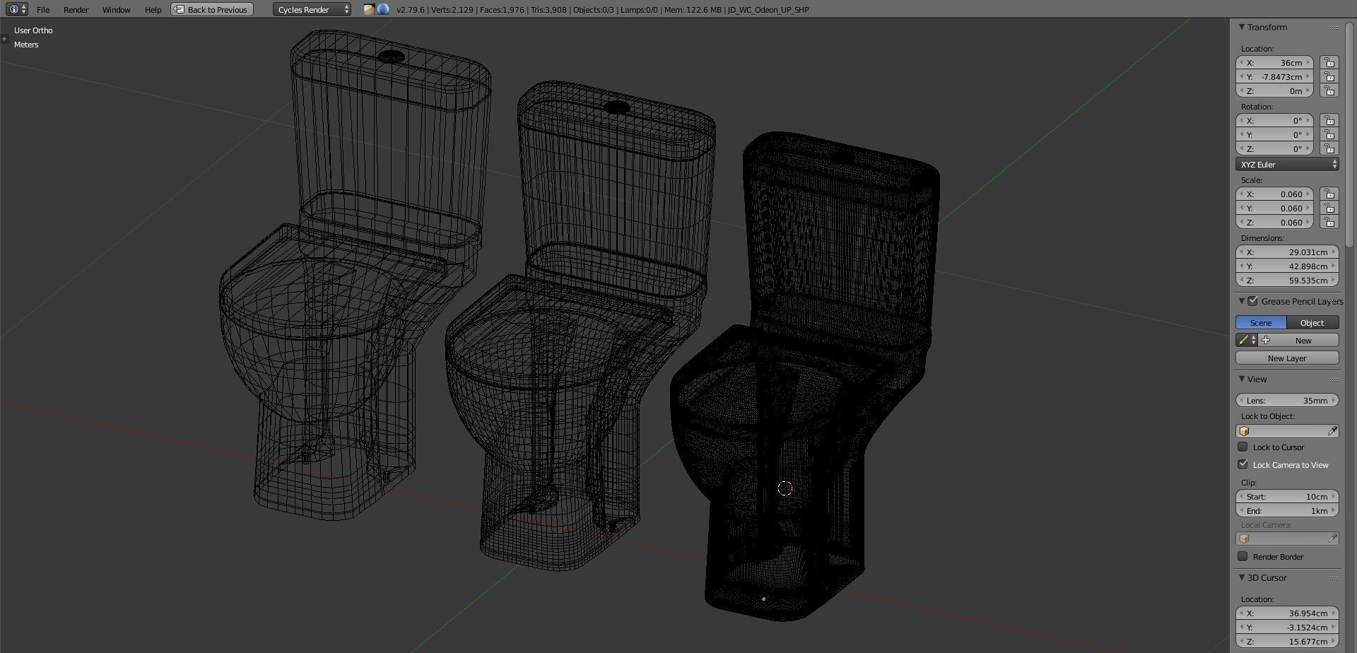 JD WC Odeon UP Low-poly 3D model_6