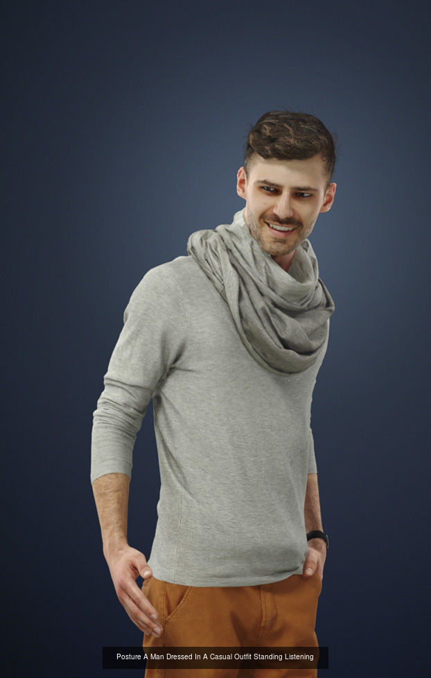 20x Treapl Foreground Casual People Volume 01 Volume 03 3D Model Collection_16