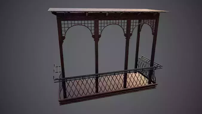 Classic open balcony for home - 5 