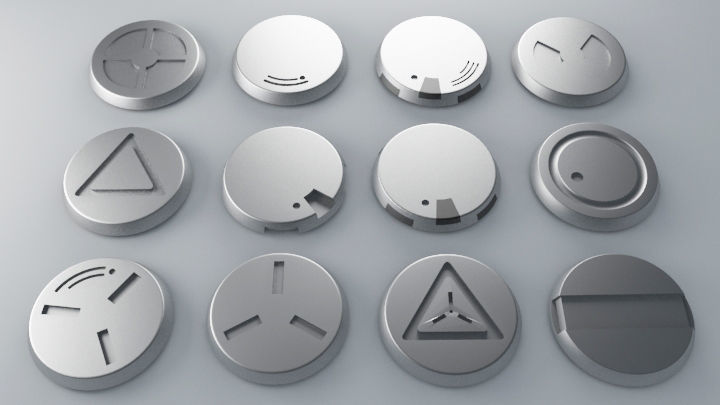 Robot parts 3D model_2