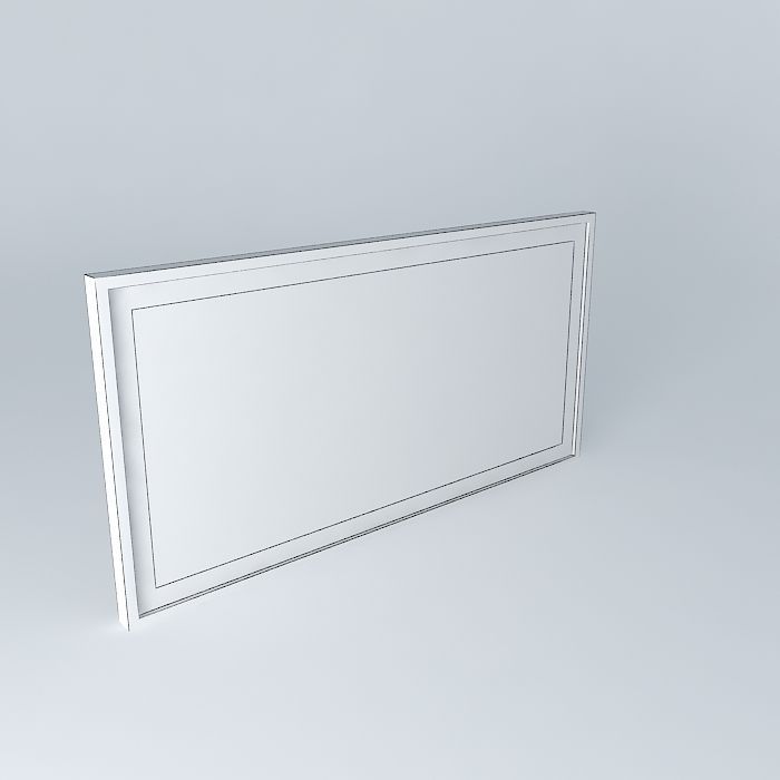 Culture rectangular frame Free 3D model_4