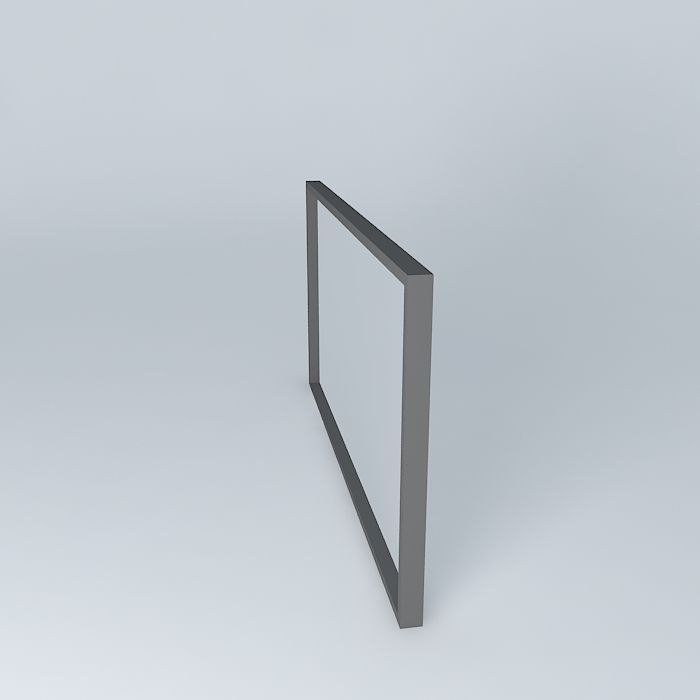 Culture rectangular frame Free 3D model_2