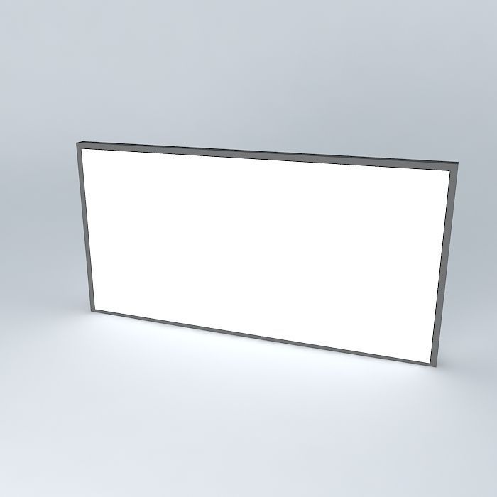 Culture rectangular frame Free 3D model_1