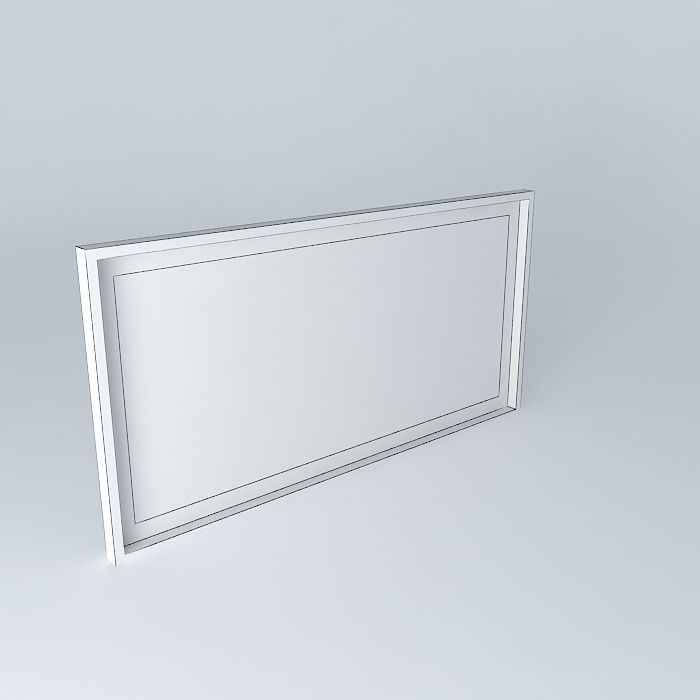 Culture rectangular frame Free 3D model_3