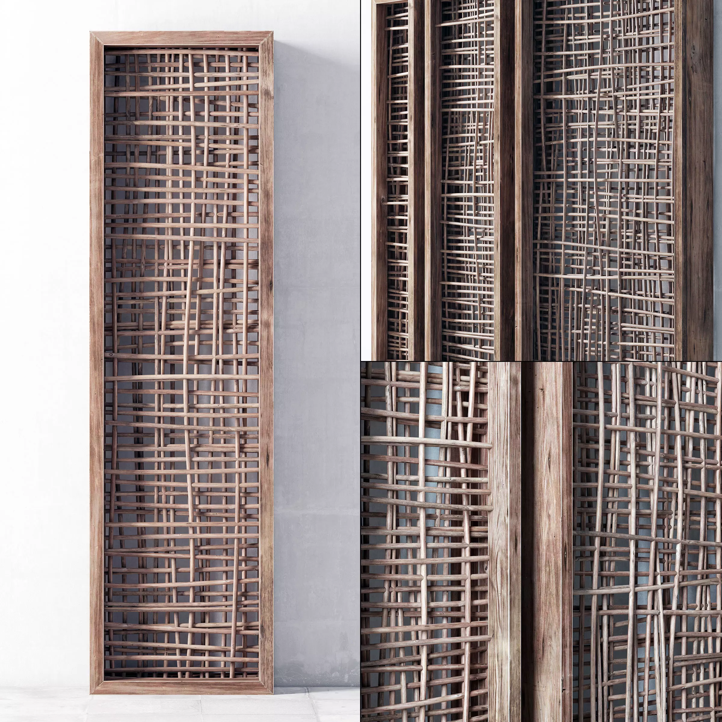 Branch decor frame 3D model