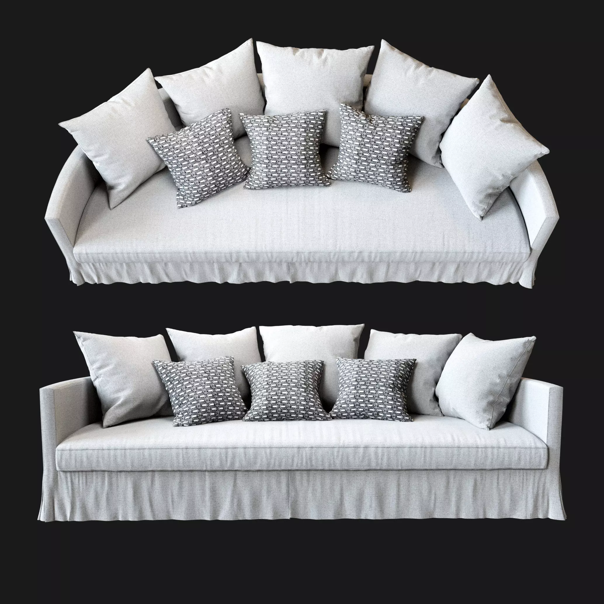 Crono Sofa Maxalto 3D model