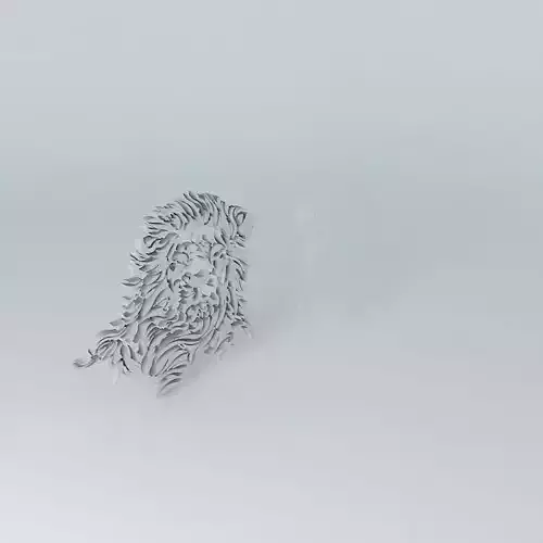Lion sculpture of Free 3D model