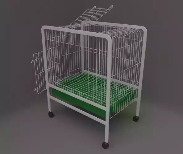 Cage for small pet 3D model