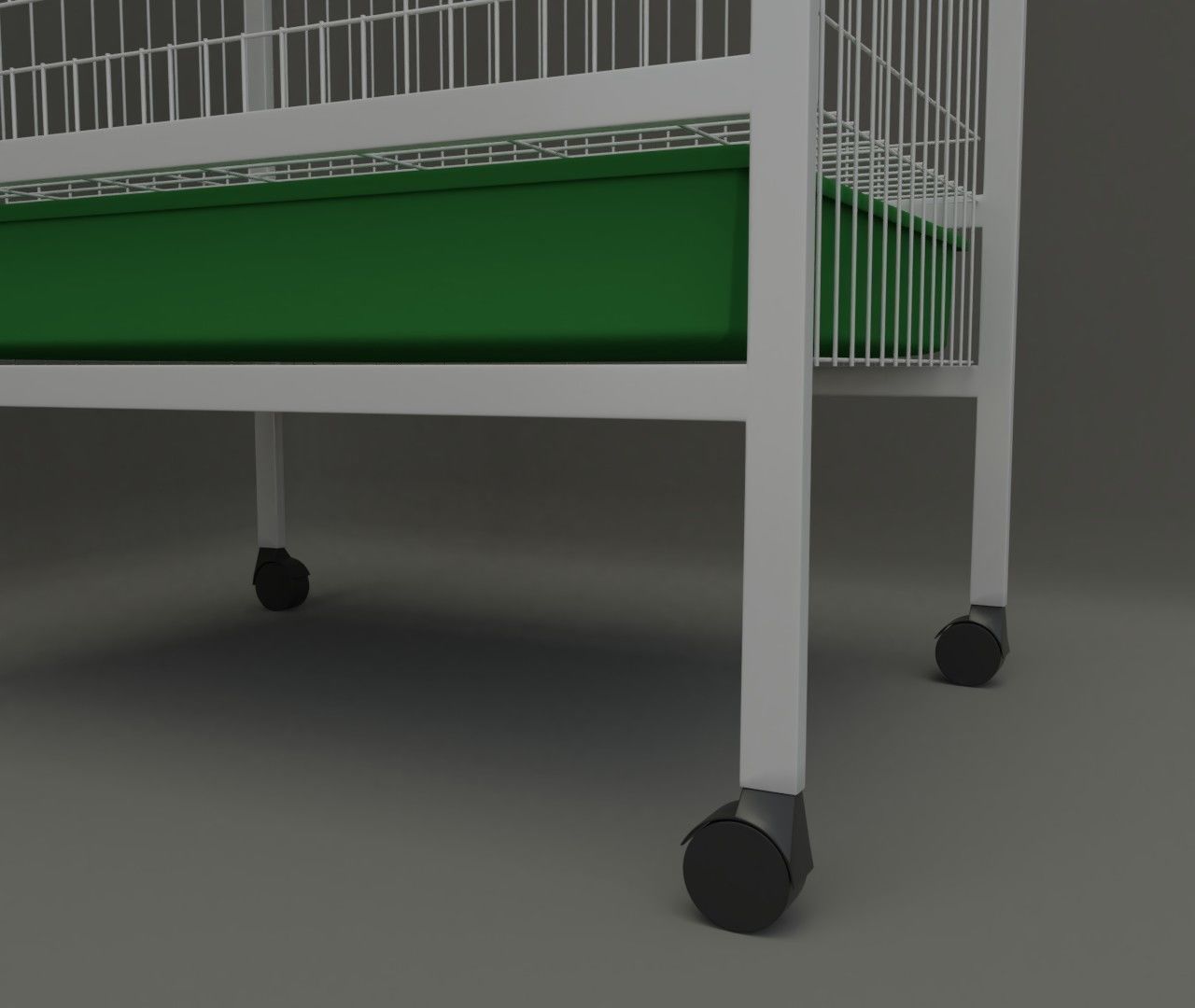 Cage for small pet 3D model_4