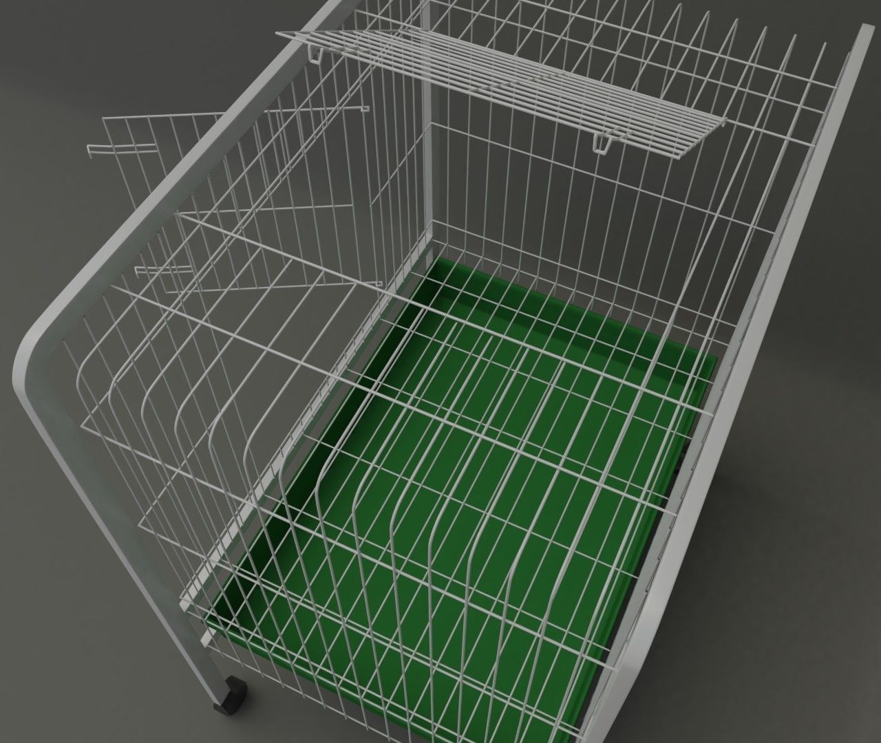 Cage for small pet 3D model_6
