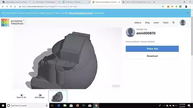 SV-74 Helmet  3D print model