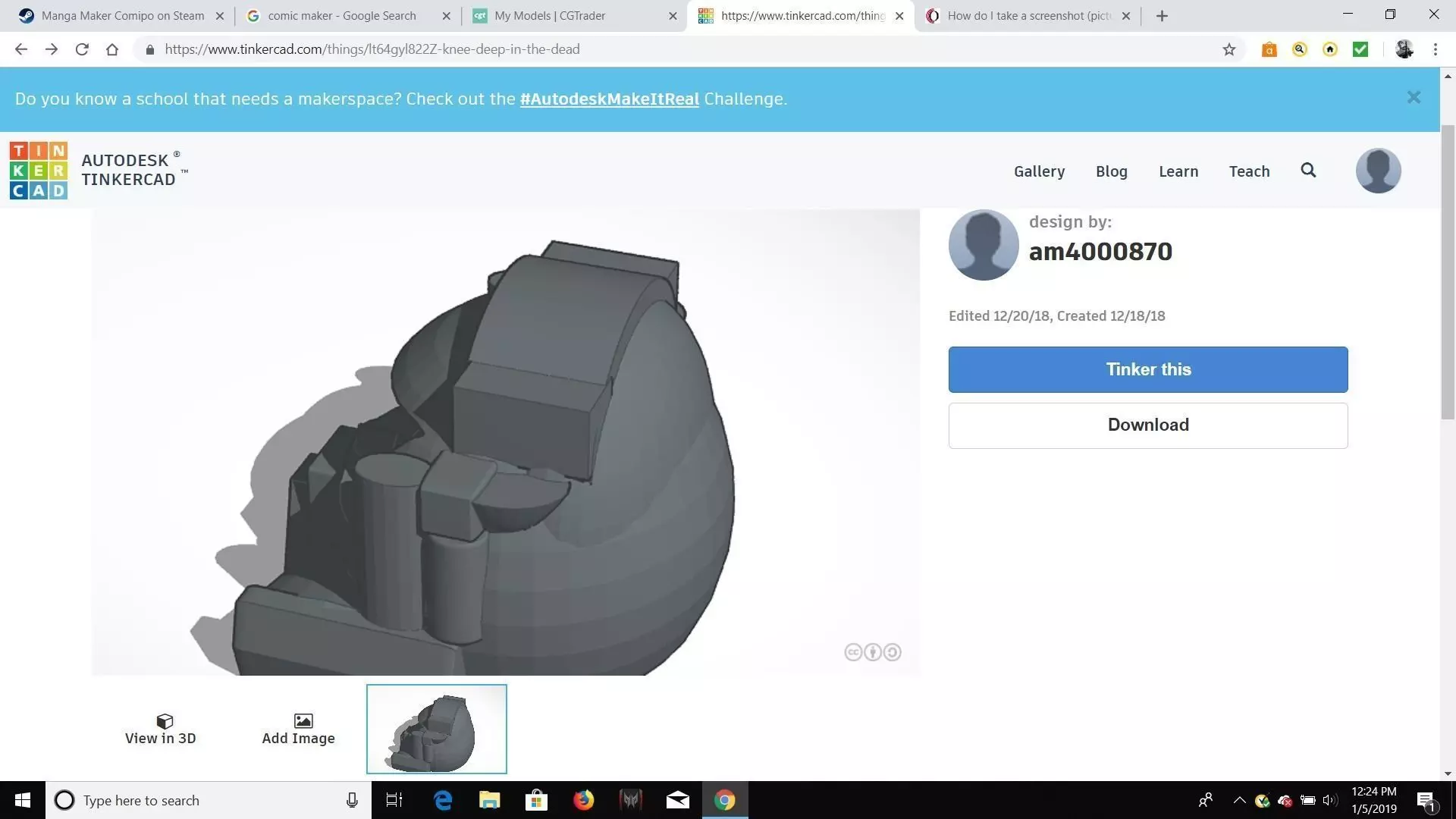 SV-74 Helmet 3D print model