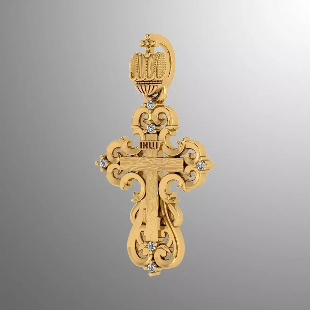 Pendant sp 2 cross 3D print model_0