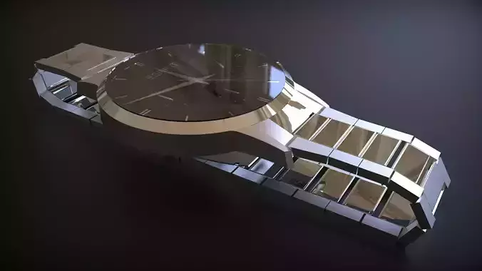 3D Esprit Realistic Men Watch Model