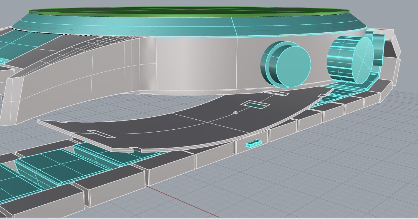 3D Esprit Realistic Men Watch Model Low-poly 3D model_3