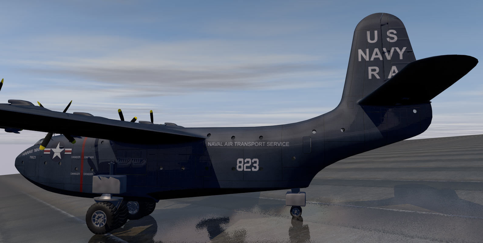 Martin JRM-1 Mars 3D model_5