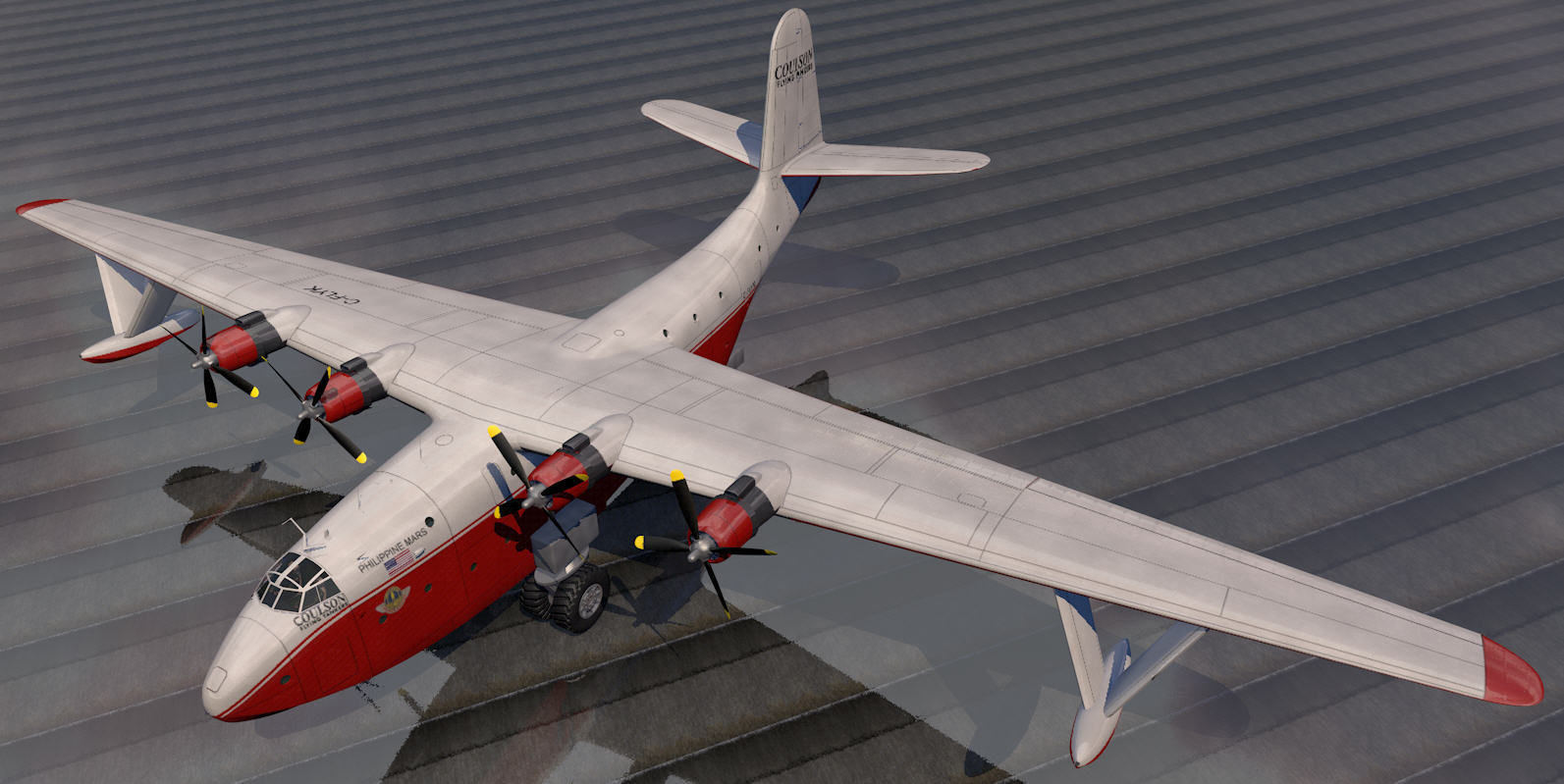 Martin JRM-1 Mars 3D model_1