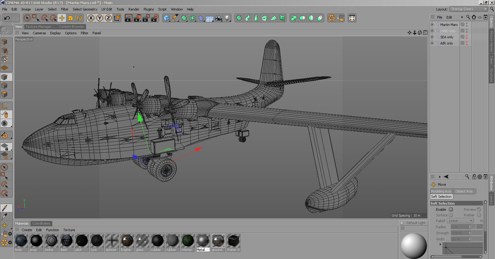Martin JRM-1 Mars 3D model_17