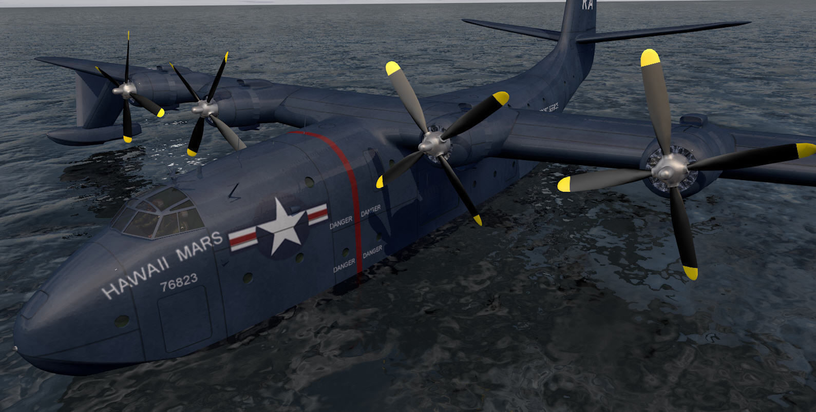 Martin JRM-1 Mars 3D model_9