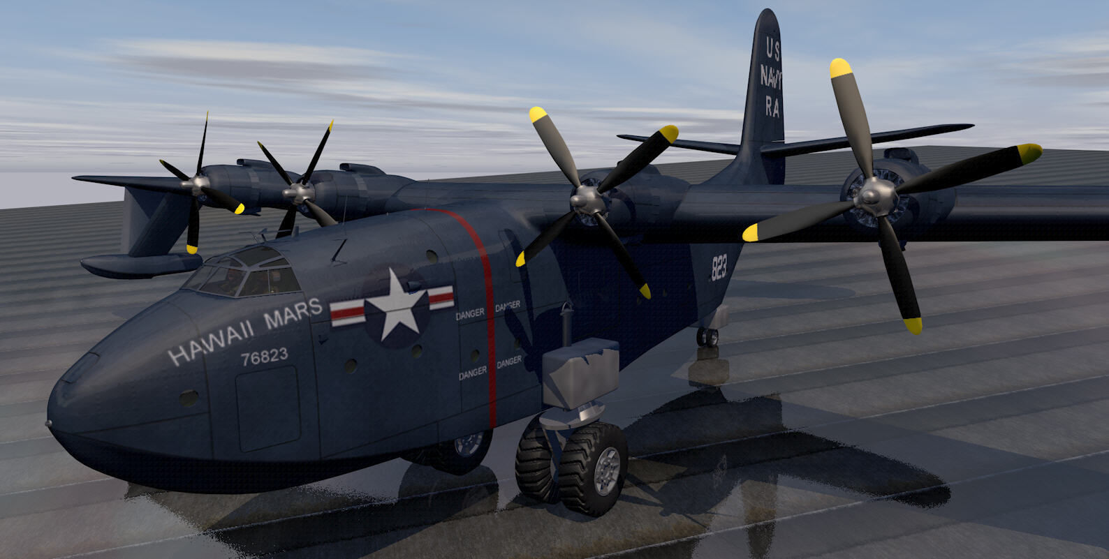 Martin JRM-1 Mars 3D model_4