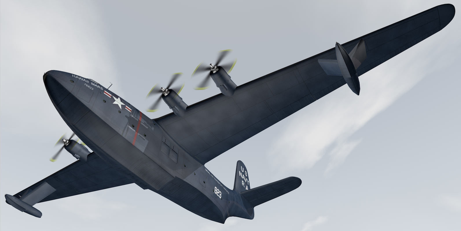 Martin JRM-1 Mars 3D model_12