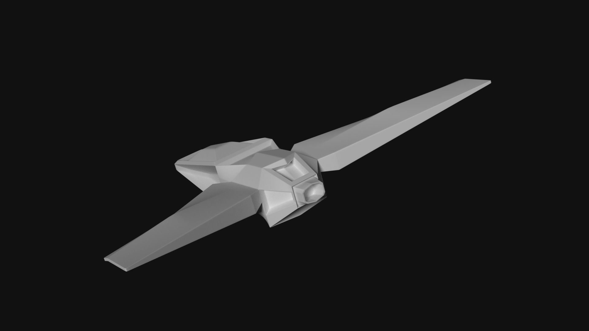 Spaceship GS1 3D model_1