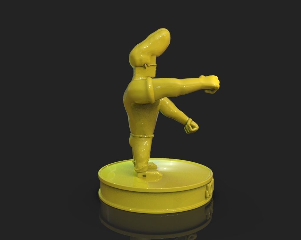 Johnny Bravo 3D print model_7
