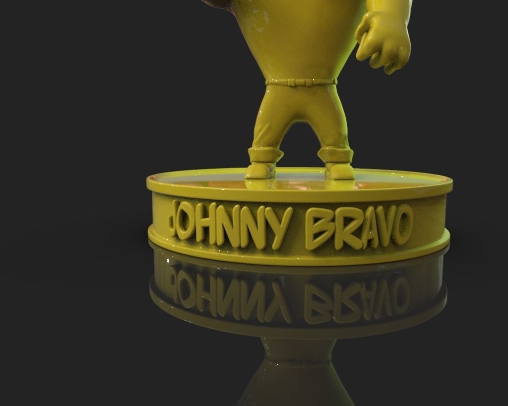 Johnny Bravo 3D print model_11