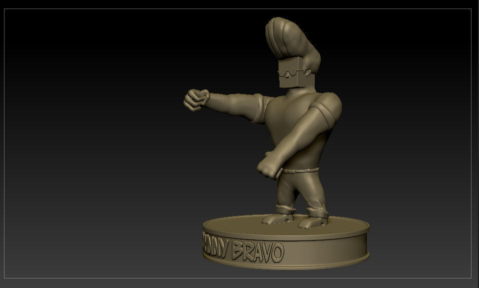 Johnny Bravo 3D print model_13